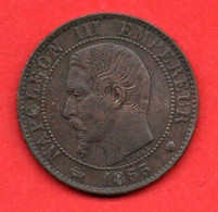 NAPOLÉON III - CINQ CENTIMES - TTB - 1855 - MARSEILLE . - 5 Centimes