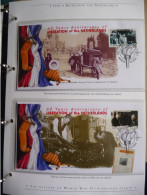 (W) The History Of World War 11, 60 Years Anniversary Of The Netherlands 6 FDC's Gambia. - WW2