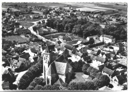 CHAMPIGNY SUR YONNE - Vue Aérienne Sur La Place De L'Eglise Et Le Champ Commun - Champigny