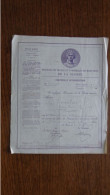 Certificat D'inscription Pour Pensions De Veuves Et D'orphelin Militaires De La Guerre, Fait à Paris Le 02/04/1902 - Documenti
