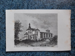 AFFICHE  -  DESSINS  -  EGLISE DE MOIRAX   DEP 47  (  Lot-et-Garonne ) - Affiches