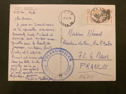 CP TP PULSATILLA VEMALIS 60 OBL.7 8 70 OSLO + POLARSIRKELEN ARCTIC CIRCLE NORWAY - Storia Postale