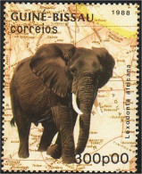 406 Guinée Bissau Elephant Elefant Elefante Olifant Norsu MNH ** Neuf SC (GBI-41b) - Elefanten