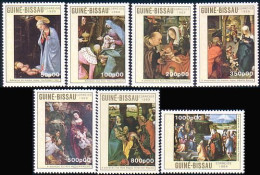 406 Guinée Bissau Madonna Brueghel Durer Rubens Ven Den Weyden MNH ** Neuf SC (GBI-32b) - Rubens