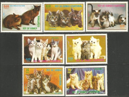 405 Guinée Chats Chatons Cats Kittens Katze MNH ** Neuf SC (GEQ-52a) - Equatorial Guinea