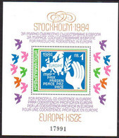 BULGARIA 1984 European Security And Disarmament Conference Block   MNH / **. .  Michel Block 139 - Blocks & Sheetlets