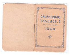 CALENDARIO TASCABILE PER L'ANNO BISESTILE 1924 - Klein Formaat: 1961-70