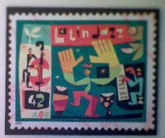 United States, Scott #4349, Used(o), 2008, Latin Jazz, 42¢, Multicolored - Used Stamps