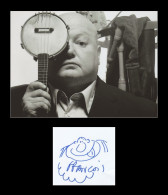 François Hadji-Lazaro (1956-2023)- Garçons Bouchers - Autoportrait Signé + Photo - Cantanti E Musicisti