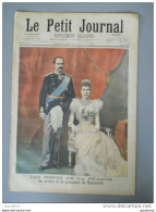 LE PETIT JOURNAL N°300 - 16 AOUT 1896 - PRINCE ET PRINCESSE DE DANEMARK - MANOEUVRE DANS L'ARMEE - MILITAIRE - 1850 - 1899