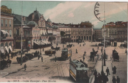 In 6 Languages Read A Story: Nice, Casino Municipal, Place Massena. #Tramway #train Station - Places, Squares