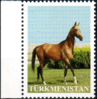 Turkmenistan 2014 "Akhal Teke Stallion" (A Very Rare Stamps Without Of Face Value) 1v. Quality:100% - Turkmenistán