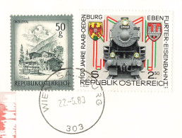 Bahnpost (R.P.O./T.P.O) Wien-Salzburg [Ausschnitt] (AD3082) - Briefe U. Dokumente