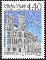 TIMBRE N° 3180  -    COLLEGIALE DE MANTES LA JOLIE  -  1998 - Ungebraucht