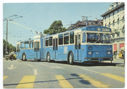 D6302] Svizzera ZURIGO ZÜRICH FILOBUS SERIE 70-100 Cartolina Non Viaggiata Trolleybus - Autobus & Pullman