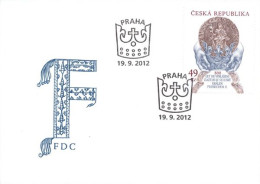 FDC 741 800th Anniversary Of The Golden Bull Of Sicily Issued By King Frederick II 2012 - Other & Unclassified