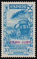 Cabo Juby Beneficencia 1 1938 Historia Del Correo  MNH - Cabo Juby