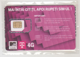 ROMANIA - Telekom Mtv-4G, T Telecom GSM Card, Mint In Blister - Rumania