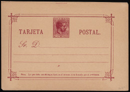 Cuba Entero Postal 24 1888 Alfonso XII - Cuba (1874-1898)