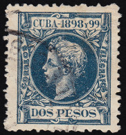 Cuba 173 1898 Alfonso XIII  Usado - Cuba (1874-1898)