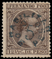 Fernando Poo 37 1896/00 Alfonso XIII MH - Fernando Po