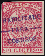 Fernando Poo 41Bc1896 Timbre Móvil MH - Fernando Po