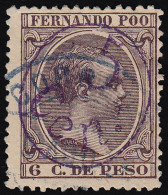 Fernando Poo 40Chcc 1896/00 Alfonso XIII Usado - Fernando Poo