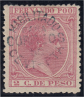 Fernando Poo 24 1896/00 Alfonso XIII MH - Fernando Poo