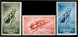 Fernando Poo 242/44 1965 Pro Infancia Insectos MNH - Fernando Po