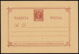 Filipinas Philippines Entero Postal 15 1898 AlfonsoXIII - Philippinen