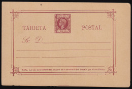 Filipinas Philippines Entero Postal 12 1898 AlfonsoXIII - Filippijnen