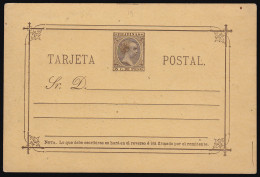 Filipinas Philippines Entero Postal 11 1896 AlfonsoXIII - Philipines