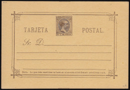 Filipinas Philippines Entero Postal 11 1896 AlfonsoXIII - Filipinas