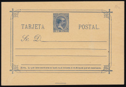 Filipinas Philippines Entero Postal 10 1896 AlfonsoXIII - Philippinen