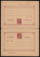 Filipinas Philippines Entero Postal 5 1889 AlfonsoXII - Filippijnen