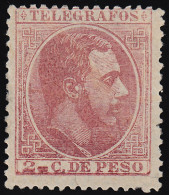 Filipinas Philippines Telégrafos 10 1886-1888 Alfonso XII MNH - Philippines