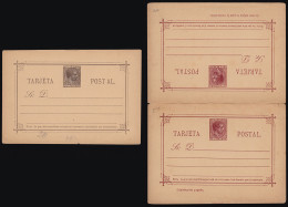 Filipinas Philippines Entero Postal 4/5  1889 AlfonsoXII - Philippinen