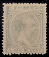 Filipinas Philippines 90 1891/93 Alfonso XIII MNH - Philippines