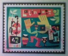 United States, Scott #4349, Used(o), 2008, Latin Jazz, 42¢, Multicolored - Gebruikt