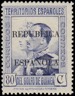 Guinea Española 226 1931 Alfonso XIII  Sobrecargados Reública Española MNH - Spanish Guinea