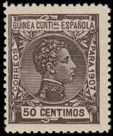 Guinea Española 51 1907 Alfonso XIII MNH - Guinea Española