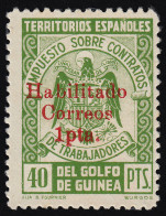 Guinea Española 259K 1939 - 1941 Escudo Shield MH - Guinea Española