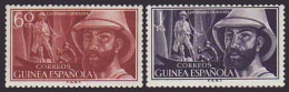 Guinea Española 342/43 1955 Centº Del Nacimiento De Manuel Iradier MNH - Guinée Espagnole