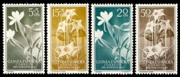 Guinea Española 358/61 1956 Pro Indígenas Flora MNH - Guinée Espagnole