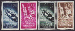 Guinea Española 330/33 1953 Día Del Sello Insectos MNH - Guinea Spagnola