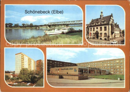 72461611 Schoenebeck Elbe Ernst Thaelmann Bruecke Rathaus Kaufhalle Sued Schoene - Schönebeck (Elbe)
