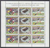 Guinea Ecuatorial 304/06 2003 Minihojita Copa Del Mundo De Fútbol 2002 MNH - Otros & Sin Clasificación