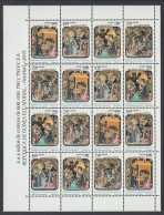 Guinea Ecuatorial 518/21 2015 Minihojita Navidad MNH - Andere & Zonder Classificatie