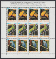 Guinea Ecuatorial 259/61 1999 Minihojita Papagayos Aves Birds MNH - Otros & Sin Clasificación