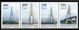 Guinea Ecuatorial 494/97 2014 Puente Bridge Bolondo Mbini MNH - Otros & Sin Clasificación